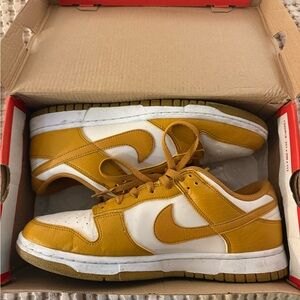 Mustard Yellow Men’s Low Retro Nike Dunks